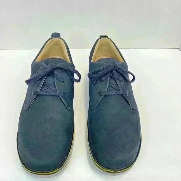Samuel Hubbard Hubbard Free Vibram Blue Suede Walking Shoes M1100-016 Mens 11.5M - Picture 1 of 10